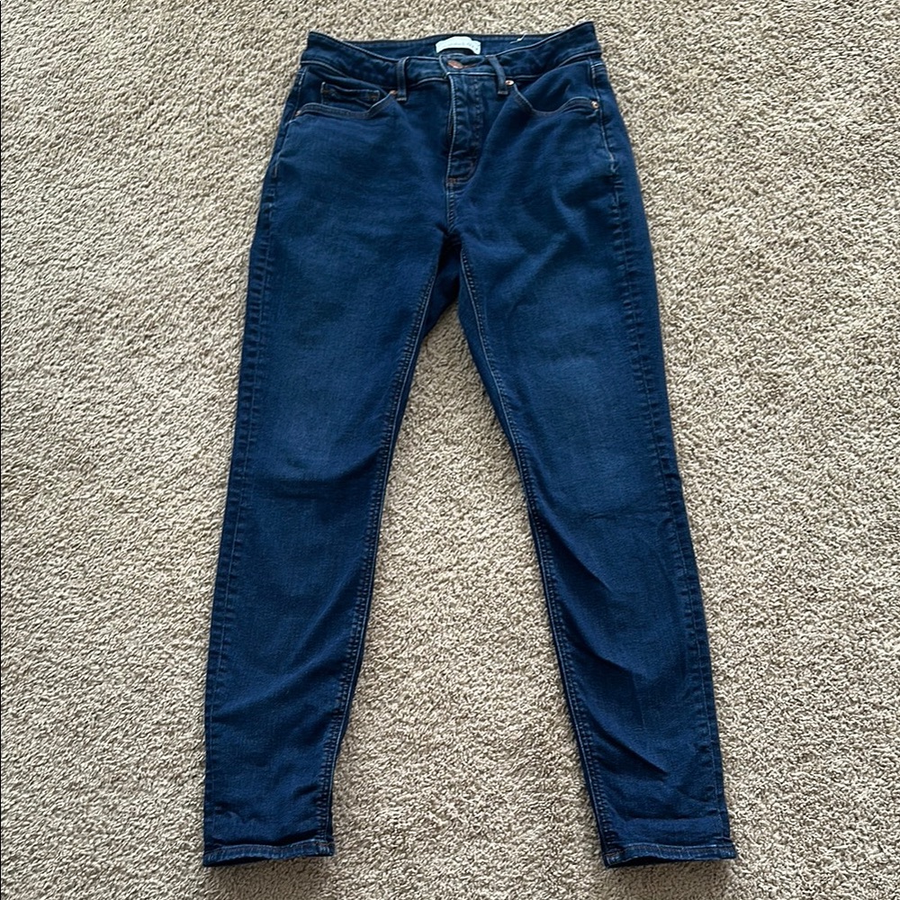 LOFT Blue Skinny Jeans Classic Fit